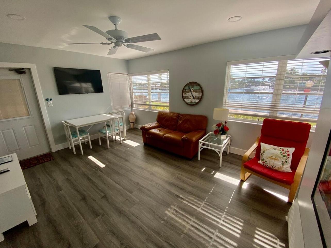 Studio Intracoastal Views! 5 Min Walk To The Beach Villa Pompano Beach Kültér fotó